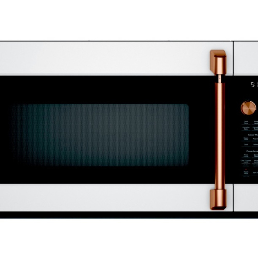 GE CAFE’ MICROWAVE HANDLE AND KNOB IN BRUSHED COPPER